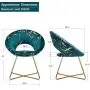 Duhome Atrovirens Accent Chair Velvet Vanity Chair Lliving Room Chairs Desk Chair with Golden Legs Mid-Back 1 pcs Duhome Atrovirens Accent Chair Velvet Vanity Chair Lliving Room Chairs Desk Chair with Golden Legs Mid-Back 1 pcs