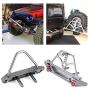 RC Car Bumper, CNC Metal RC Car Front Rear Bumper with Spare Tire Carrier for Axial SCX10 SCX10 II Replacement Parts RC Car Bumper, CNC Metal RC Car Front Rear Bumper with Spare Tire Carrier for Axial SCX10 SCX10 II Replacement Parts