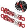 Tbest 2pcs Metal Shock Absorber, RC Shock Absorber Replacement with Caps Upgrade Parts Compatible with Fit for HS 18301 18302 18311 18312 1/18 RC Car