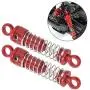 Tbest 2pcs Metal Shock Absorber, RC Shock Absorber Replacement with Caps Upgrade Parts Compatible with Fit for HS 18301 18302 18311 18312 1/18 RC Car