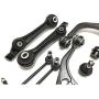 PartsW 14 Piece Complete Front Suspension Kit For Chrysler 300 & Dodge Charger Challenger Magnum Upper Lower Control Arms Inner Outer Tie Rod Ball Joint Steering set