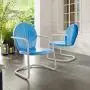 Crosley Furniture Griffith Metal Outdoor Chair - Sky Blue Crosley Furniture Griffith Metal Outdoor Chair - Sky Blue