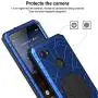 Feitenn Google Pixel 3A XL Case, Pixel 3A XL Case Heavy Duty, Gorilla Glass Armor Aluminum Alloy Metal Cover Bumper Military Shockproof Hard Defender Men Gift for Google Pixel 3A XL - Blue