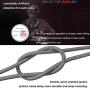 Right Angled iPhone Charging Cable 3 Pack Lightning Cable 10 FT Charge & Data Transfer Cord Compatible with/iPhone XS/Max/XR/X/8/7/6/iPod/iPad.(Grey,10ft)