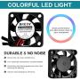 6PCS Raspberry Pi Fan DC Brushless Cooling Fan 3.3V 5V Heatsink Cooler Separating Terminal for Raspberry Pi 4B / 3B+ / 3B/ Zero/Zero W or Other Robot Project