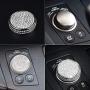 LECART Bling Car Variable Speed Switch Knob Cover Premium Zinc Alloy for Lexus Car Interior Bling Accessories Compatible for Lexus ES GS Inner Car Metal Cover Decal Stickers Silver Pack of 1