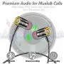 [2Pack] Earphones,in-Ear Earbuds Headphones Wired Headphone Metal Noise Cancelling Stereo Heave Bass with Mic and Remote for Phones,Samsung Galaxy,MP3 Players and All 3.5mm Music Device