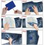 Augshy 29 Pieces Iron On Patches for Clothing Jeans, 29 Colors,4.9 x 3.7 Inch