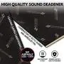 Second Skin Damplifier Pro Premium Car Sound Deadening Material (2mm) – Butyl Rubber Auto Sound Deadener Mat (13.67 Sq Ft, 8 Sheets) – Made in The USA