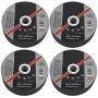 100 Pack 6''x.045''x7/8'' Cut-Off Wheel - Metal & Stainless Steel Cutting Discs