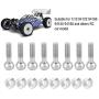 VGEBY1 Ball-Head Screw, Metal 02152 Ball-Head Screw Threaded Screws -1/10 94122 94166 94155 94188 RC Car