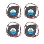 WINSINN 50mm Blower Fan 12V 5015 Hydraulic Bearing 50x15mm Turbine Turbo - High Speed (Pack of 4Pcs) WINSINN 50mm Blower Fan 12V 5015 Hydraulic Bearing 50x15mm Turbine Turbo - High Speed (Pack of 4Pcs)