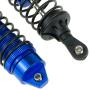 Alloy Front & Rear Shock Absorber Damper Springs Adjustable Compatible with 1/10 Traxxas Slash 4WD 4x4 Spare Part RC Car Replacement Hop-Up,4PCS(Dark Blue)