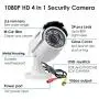 ZOSI 1080P 2.0MP HD 1920TVL Hybrid 4-in-1 TVI/CVI/AHD/960H CVBS CCTV Security Camera Indoor Outdoor, 80ft Night Vision,Aluminum Metal Cam, For 960H,720P,1080P,5MP,4K analog Surveillance DVR (White)