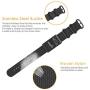 Fintie Band Compatible with Garmin VIVOACTIVE HR, Soft Nylon Sport Straps Adjustable Replacement Watch Bands with Metal Buckle Wristband Compatible Garmin Vivoactive HR Sports GPS Smart Watch, Black
