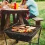 Finether Outdoor Fire Pit 24 Metal Fire Bowl BBQ Grill with Mesh Spark Screen Cover, Patio Backyard Beach Picnic Camping etc. Finether Outdoor Fire Pit 24 Metal Fire Bowl BBQ Grill with Mesh Spark Screen Cover, Patio Backyard Beach Picnic Camping etc.