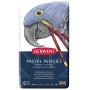 Derwent Pastel Pencils, 4mm Core, Metal Tin, 12 Count (32991)