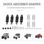 GoolRC 4PCS Aluminum Alloy Metal Shock Absorber Damper for D90 MN-90 MN-99 MN-91 FJ-45 RC Car 1/12 Rock Crawler Upgrade Parts (Black)