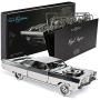 Model Car Kit - 3D Model kit Royal Voyager - Moving Wind-Up Retro Car Model | 3D Puzzle for Adults - Metal DIY Kit | Beautiful Metal Model Car Collectible | DIY Construction Set of a Vintage Car