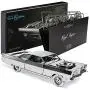 Model Car Kit - 3D Model kit Royal Voyager - Moving Wind-Up Retro Car Model | 3D Puzzle for Adults - Metal DIY Kit | Beautiful Metal Model Car Collectible | DIY Construction Set of a Vintage Car