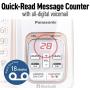 PANASONIC Expandable Cordless Phone System with Link2Cell Bluetooth, Voice Assistant, Answering Machine and Call Blocking - 2 Cordless Handsets - KX-TGD562G (Rose Gold/White)