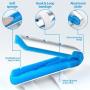 Aluminum Finger Splint, Teroys Metal Finger Support Brace for Broken Fingers Straightening Arthritis 3-Size Pack