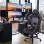 FANTASYLAB Big and Tall 440lb Metal Base Gaming Chair, Memory Foam Lumbar Seat Cushion, 4D Adjustable Arms Swivels & Reclines Ergonomic High-Back Racing Computer Desk Office Chair