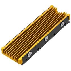 NVMe Heatsinks for M.2 2280mm SSD Double-Sided Cooling Design（Gold）