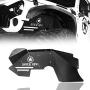Hooke Road Front Inner Fender Liners w/Star Logo Compatible with Jeep Wrangler JK & Unlimited 2007-2018 Sport Sahara Rubicon 2/4 Doors