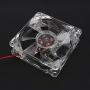 LED Computer PC Case Cooler Fan, DC 12V 4Pin Cooling Fan for Computer Case CPU Heatsink Cooler