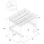 DHP Full Metal Loft Bed with Ladder, Space-Saving Design, Black