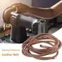 2 Pack Sewing Machine Belts 183cm 3/16'' Sewing Leather Belts Treadle Parts with Hook Replacement Leather Belt for Singer Jones Sewing Machine 2 Pack Sewing Machine Belts 183cm 3/16'' Sewing Leather Belts Treadle Parts with Hook Replacement Leather Belt for Singer Jones Sewing Machine