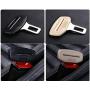 Car Seat Belt Clip,Mars Space Universal Seat Belt Buckle Silencer Auto Metal Seat Belts Clip (2 Pack) END-Ding Drive in Peace & Quiet (BLACK)