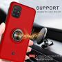 Case for Galaxy A51 (Not Fit A51 5G Version),360 Metal Rotating Ring Kickstand [Work with Magnetic Car Mount] , Hybrid Slim Fit Hard Back Shockproof Protective Compatible with Galaxy M40S Cover -Red