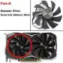inRobert GAA8S2U GA91S2H Video Card Fan Replacement for Zotac GTX 1070 Ti Mini,GTX 1080 Ti Mini Graphic Card (Fan-AB)