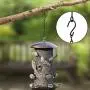 Hanging Chain for Bird Feeders, Birdbaths, Chimes, Planters, Lanterns and Ornaments, Metal Hook (Black,156 Inch) Hanging Chain for Bird Feeders, Birdbaths, Chimes, Planters, Lanterns and Ornaments, Metal Hook (Black,156 Inch)