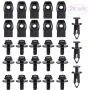 BingSnow 28 Pcs Engine Splash Shield Body Bolts Fender Bumper Clips Rivets Extruded U-Nuts Kit for Nissan 370Z 350Z Infiniti G35 G37 FX35 FX45 EX35 BingSnow 28 Pcs Engine Splash Shield Body Bolts Fender Bumper Clips Rivets Extruded U-Nuts Kit for Nissan 370Z 350Z Infiniti G35 G37 FX35 FX45 EX35
