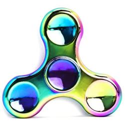 MAGTIMES Rainbow Anti-Anxiety Fidget Spinner [Metal Fidget Spinner] Figit Hand Toy for Relieving Boredom ADHD, Anxiety