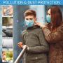 Disposable Face Masks/Safety Masks - 50PCS - Blue - 3 Layers Protective Face Masks For Adults and Teens, Breathable Masks for Germ Protection, Anti-Dust Mask with Earloop for Personal Care