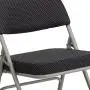 Flash Furniture HERCULES Series Premium Curved Triple Braced & Double Hinged Black Pin-Dot Fabric Metal Folding Chair Flash Furniture HERCULES Series Premium Curved Triple Braced & Double Hinged Black Pin-Dot Fabric Metal Folding Chair