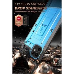 SUPCASE Unicorn Beetle Pro Series Case Designed for iPhone 11 6.1 Inch (2019 Release), Built-In Screen Protector Full-Body Rugged Holster Case (Blue)