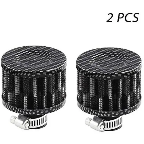 2Pack 12mm Mini Red Universal Car Motor Cone Cold Clean Air Intake Filter Turbo Vent Breather for car and Motorcycle (Carbon) 2Pack 12mm Mini Red Universal Car Motor Cone Cold Clean Air Intake Filter Turbo Vent Breather for car and Motorcycle (Carbon)