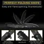 Spring Assisted Knife - Pocket Folding Knife - Military Style - Boy Scouts Knife - Tactical Knife - Good for Camping Hunting Survival Indoor and Outdoor Activities Mens Gift 6681 Spring Assisted Knife - Pocket Folding Knife - Military Style - Boy Scouts Knife - Tactical Knife - Good for Camping Hunting Survival Indoor and Outdoor Activities Mens Gift 6681
