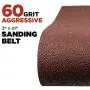 Makita 15 Piece - 3'' Multi-Grit Sanding Belt Set For 3''x21'' Belt Sanders – Complete Sanding Set For Wood & Metal - 60-240 Grits Makita 15 Piece - 3'' Multi-Grit Sanding Belt Set For 3''x21'' Belt Sanders – Complete Sanding Set For Wood & Metal - 60-240 Grits