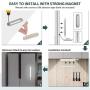 LED Closet Light Battery Operated, BLS T401 Super Bright Wireless Under Cabinet Lighting | Motion Sensor Light | Large 4000mAh Rechargeable Battery Powered | 6000K White Glow | 180 Days Battery Time