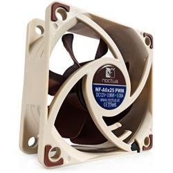 Noctua NF-A6x25 PWM, Premium Quiet Fan, 4-Pin (60mm, Brown)