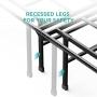 ZINUS SmartBase Super Heavy Duty Mattress Foundation with 4400lbs Weight Capacity / 14 Inch Metal Platform Bed Frame / No Box Spring Needed / Sturdy Steel Frame / Underbed Storage, Queen ZINUS SmartBase Super Heavy Duty Mattress Foundation with 4400lbs Weight Capacity / 14 Inch Metal Platform Bed Frame / No Box Spring Needed / Sturdy Steel Frame / Underbed Storage, Queen