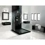 Moen S3879EP 90 Degree Modern Eco-Performance Handshower Handheld Shower with 30 Slide Bar and 69-Inch Metal Hose, 30'' x 60'', Chrome