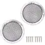 Magic Source 2Pcs 3.5'' Speaker Grills Protective Cover Aluminium Alloy Frame with Honeycomb Type Electroplated Metal Mesh Cover for Car or Home Audio Midrange Loudspeaker Silver Speaker Grill Mesh Magic Source 2Pcs 3.5'' Speaker Grills Protective Cover Aluminium Alloy Frame with Honeycomb Type Electroplated Metal Mesh Cover for Car or Home Audio Midrange Loudspeaker Silver Speaker Grill Mesh
