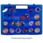 Life Made Better Blue Toy Storage Organizer 2.0 Newly Improved, Durable, Built in Handle, Toy Storage Organizer Compatible with Beyblade, Battle Box for Kids, Compartment Playset Organizer Life Made Better Blue Toy Storage Organizer 2.0 Newly Improved, Durable, Built in Handle, Toy Storage Organizer Compatible with Beyblade, Battle Box for Kids, Compartment Playset Organizer